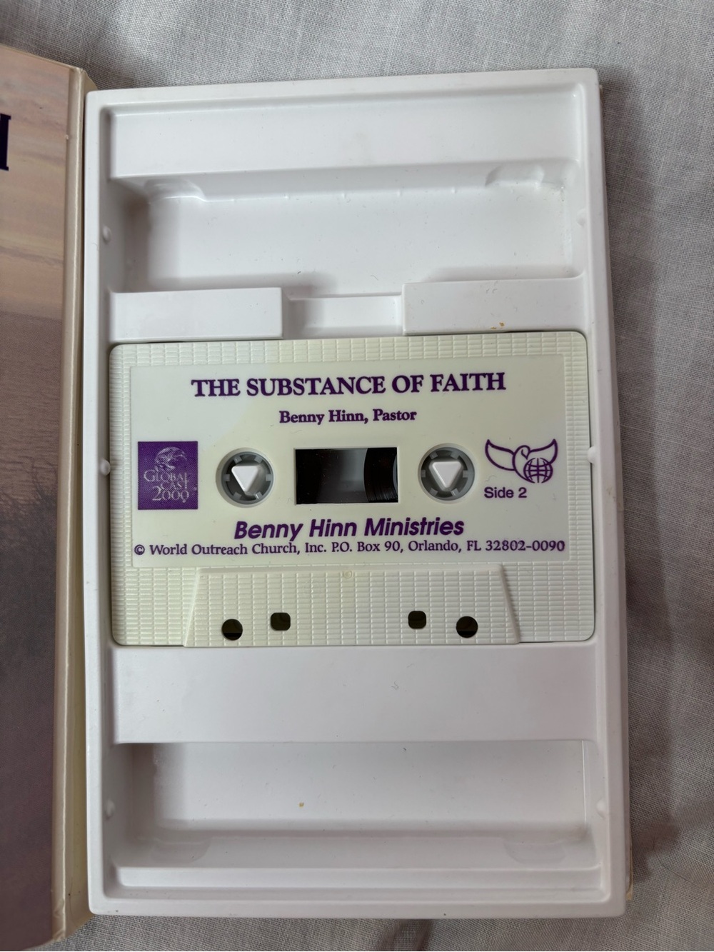 The Substance of Faith Benny Hinn cassette in case